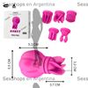 Vibrador con accesorios estimulantes